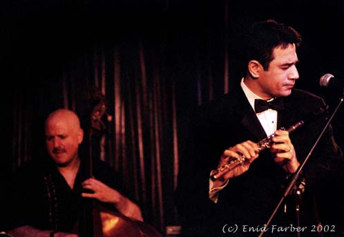 Bobby Ramirez and Harvie S performing at the Triad Theater in New Yor City 2001